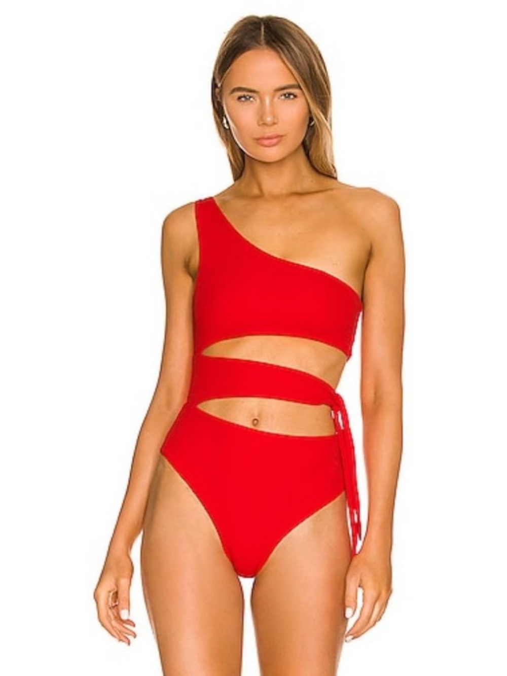 Maaji Stunning Reversible One Piece Swimsuit in Red Camellia